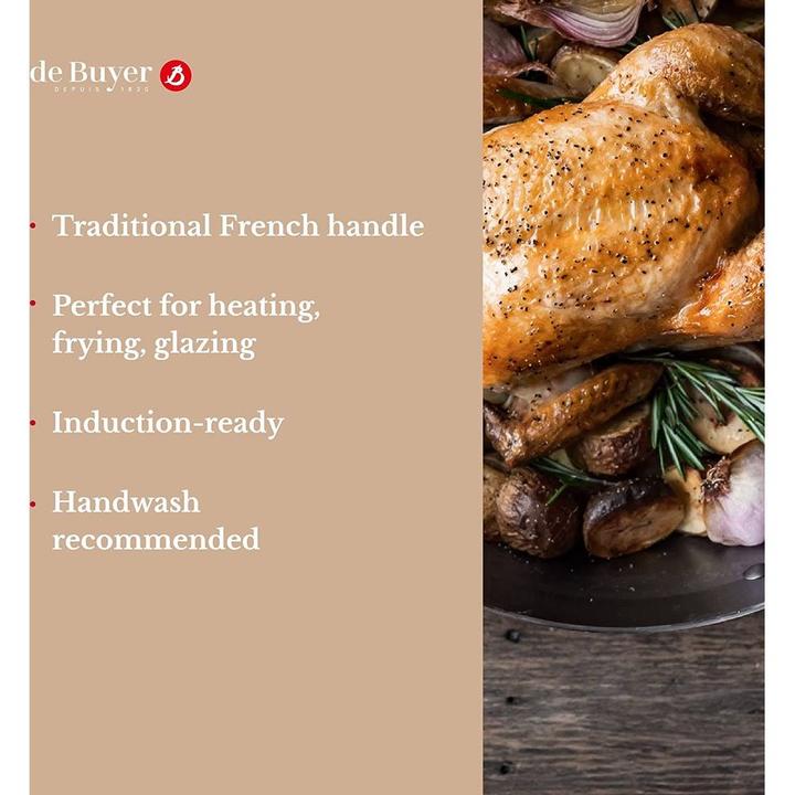 Immagine prodotto de Buyer Choc Resto padella a induzione antiaderente (Padella per friggere, Alluminio, 28 x 3.80 cm)