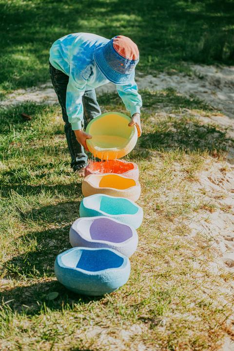 Actual product image Stapelstein Original Rainbow