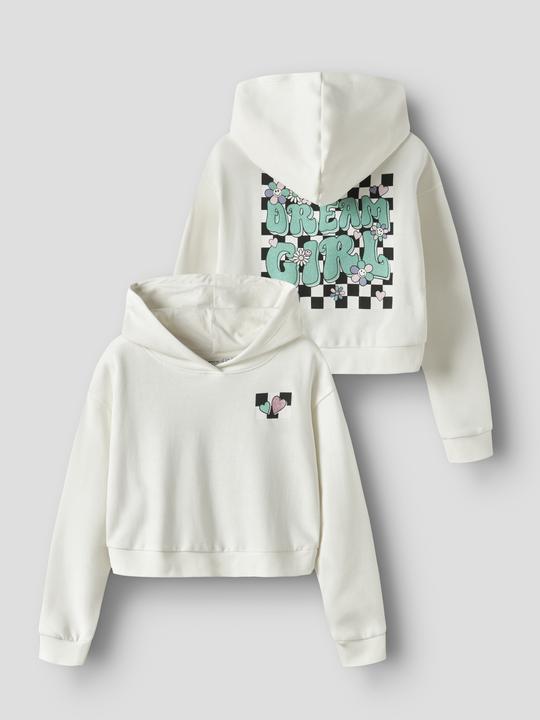 Produktbild Name it Nkftara Ls Crop Rlx Swe Wh Bru Ps Noos (134, 140)