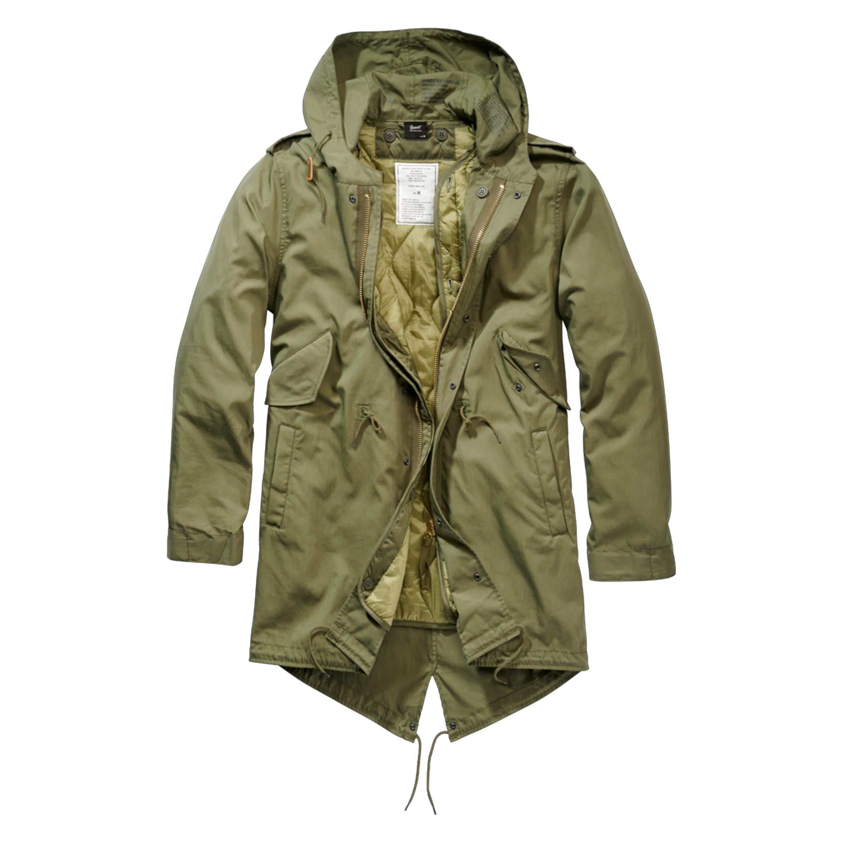 Brandit, Herren, Winterjacken, M51 Us Parka, Grün, (S)