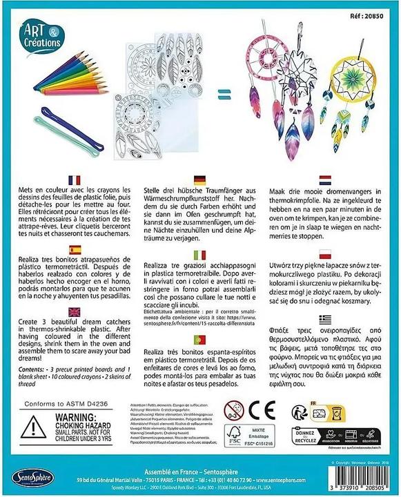 Produktbild Sentosphere Bastelset Traumfänger