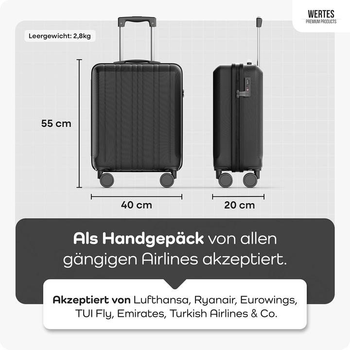 Image du produit Wertes Handgepäck-Koffer (36 l)
