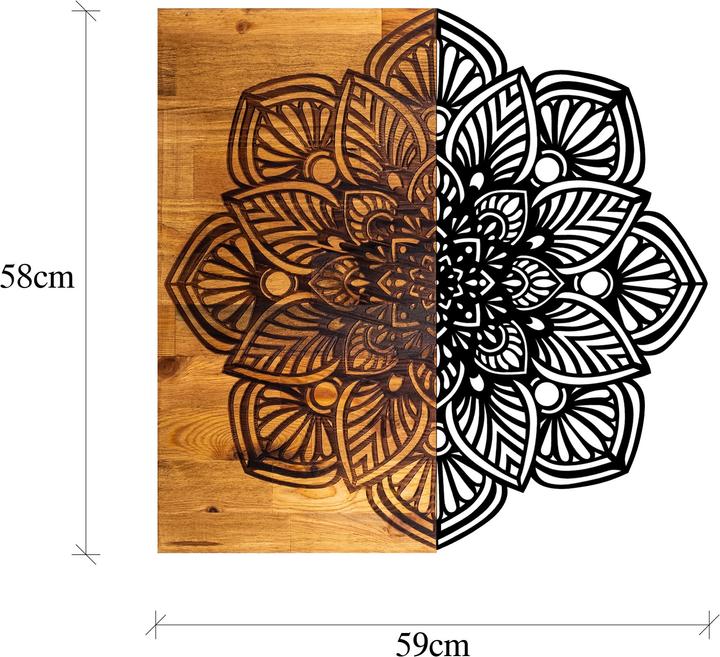Produktbild Wallxpert Morgan (59 x 58 cm, 59 x 58 x 3 cm)