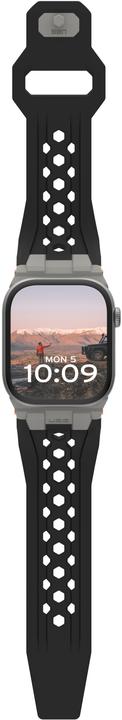 Produktbild UAG Urban Armor Gear Monarch Strap| Apple Watch Ultra/42/44/45/46mm| schwarz/titan (194158114036) (Silikon)