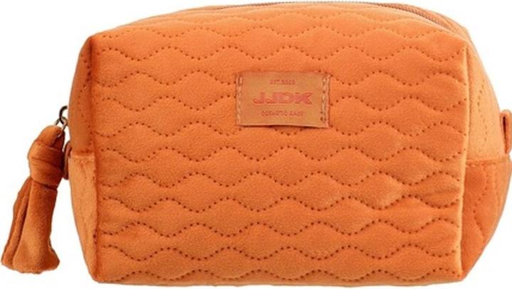 JJDK Sienna Velvet Quilted Golf Toiletry Bag Rust