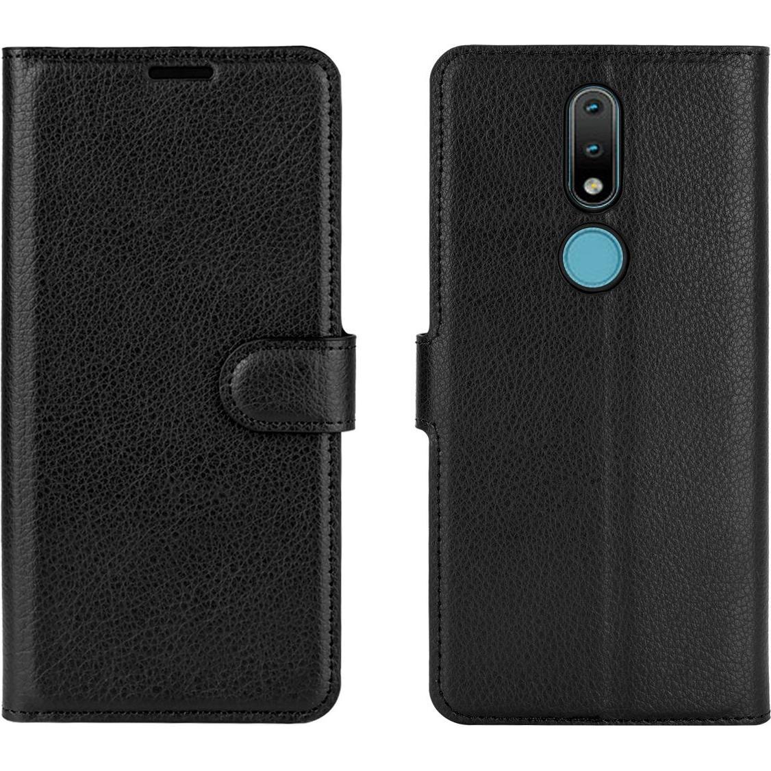 Thumbnail - König Design Hülle Handy Schutz für Nokia 2.4 Case Flip Cover Tasche Etuis Bumper Schwarz Neu (Nokia 2.4), Smartphone Hü...