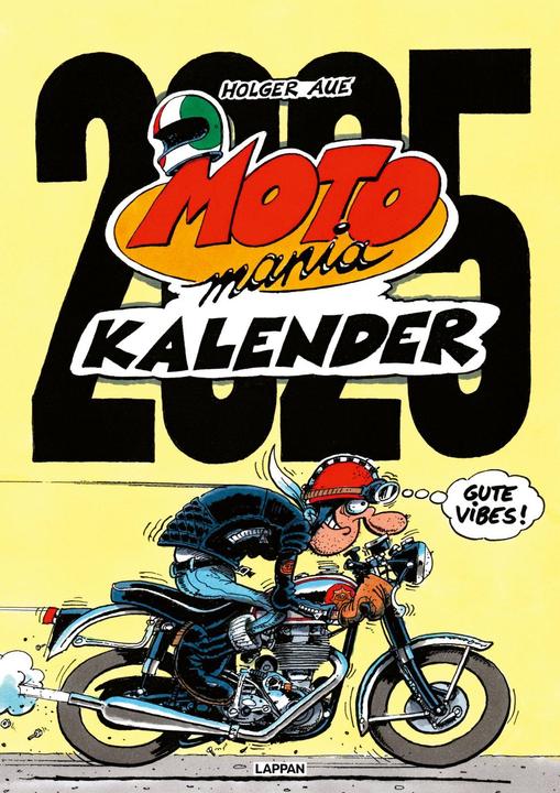 Actual product image MOTOmania Calendar 2025: monthly calendar for the wall in large format