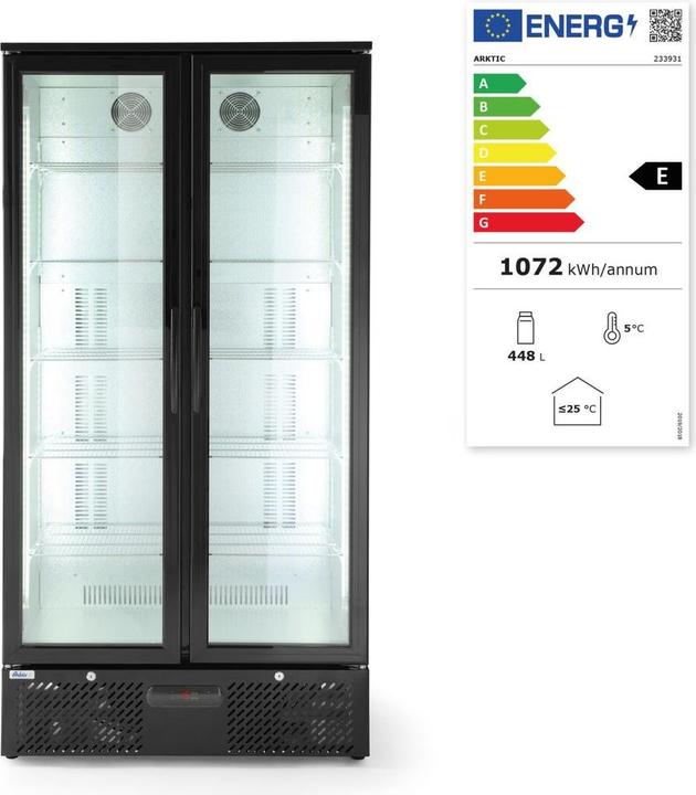 Image du produit Hendi Bar Réfrigérateur deux portes - 448 l (448 l)