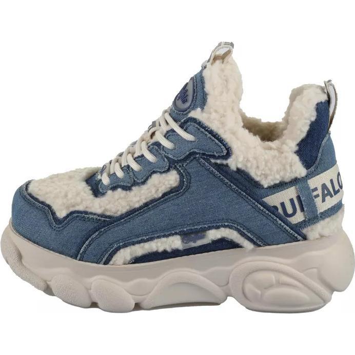 Thumbnail - Buffalo, Damen, Sneaker, CLD Chai Warm - Vegan Denim/Fur, Blau, (39)