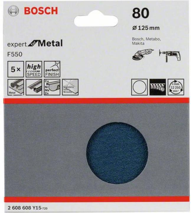 Produktbild Bosch Professional Zubehör Schleifblatt F550 (80)