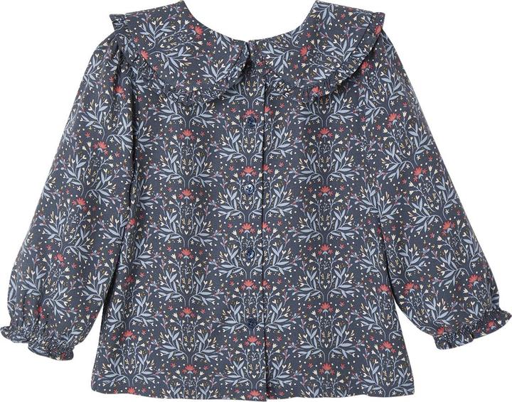 Actual product image Vertbaudet Mädchen Baby Bluse mit Bubikragen (68)