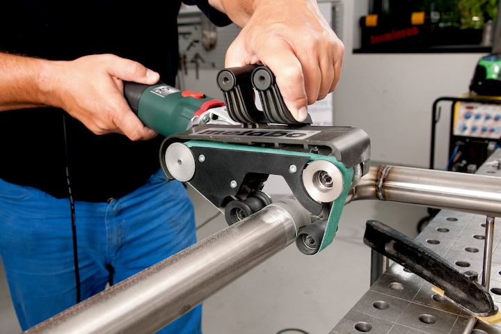 Immagine prodotto Metabo Set RBE 9-60 (Levigatrice a nastro per tubi, 470 W)