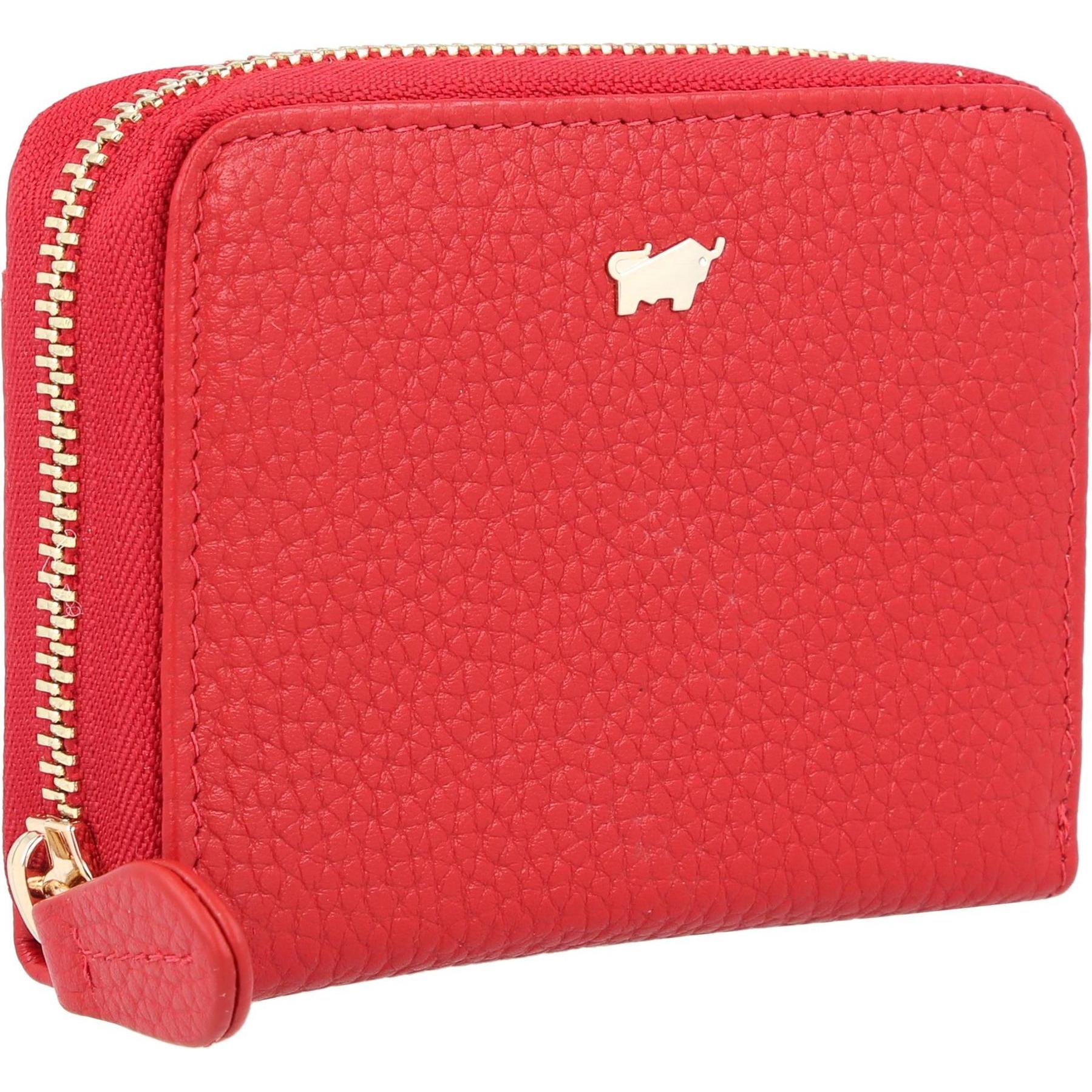 Braun Büffel, Damen, Portemonnaie, Asti Kreditkartenetui Leder 10.5 cm, Rot