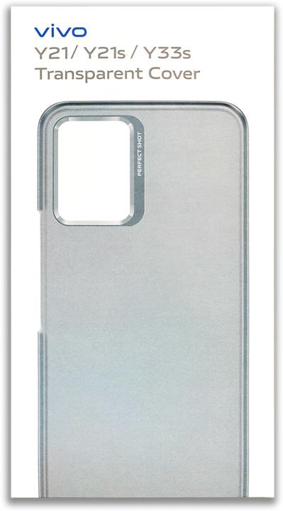 Actual product image Vivo Transparent cover for Y21s, Y33s - light grey (Vivo Y21s, Vivo Y33s)