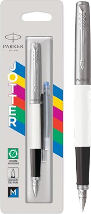 Produktbild Parker Füller JOTTER Originals C.C. M Bl/SW (Edelstahl, Weiss, 1x)