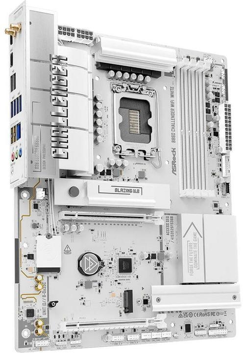 Productafbeelding AsRock MB Intel 1851 B860 Challenger WiFi white (LGA 1851, Intel B860, ATX)