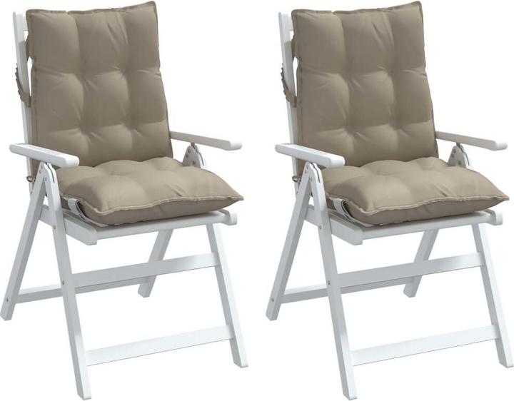 Produktbild vidaXL Gartenstuhlauflage für Niedriglehner (100 x 50 cm)