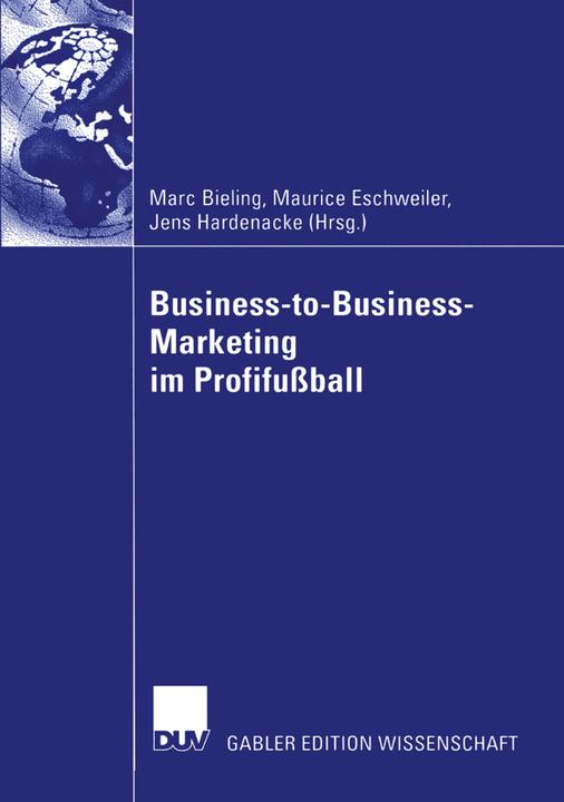 Produktbild Business-to-Business-Marketing im Profifussball (2012)