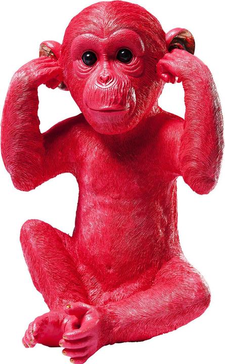 Produktbild Kare Design Spardose Monkey Kikazaru Rot