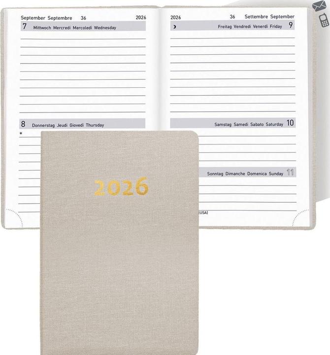 Produktbild Biella Taschenagenda Tell (8,5 x 12,5 cm)