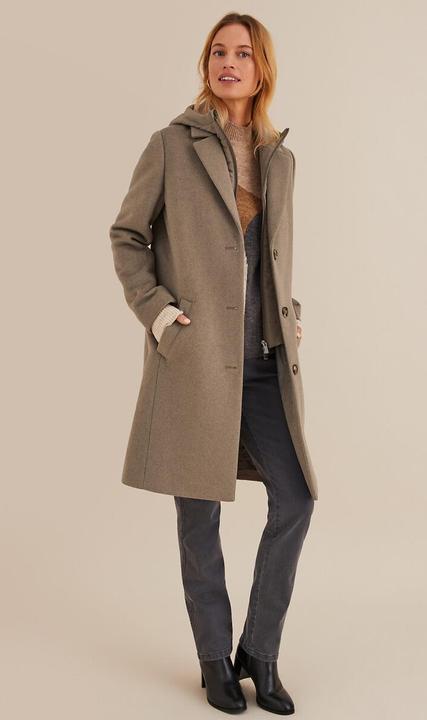 Actual product image Anne Weyburn Wintermantel mit abnehmbarer Kapuze