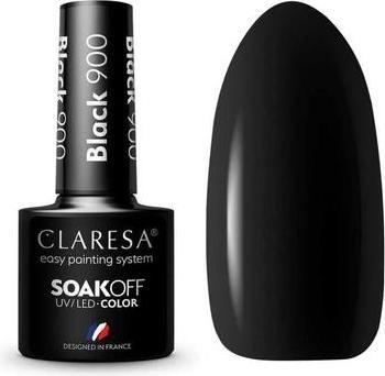 Produktbild Claresa Soak Off UV/LED hybrid lacquer 900ack 5g (Black, UV-Gel Lack)