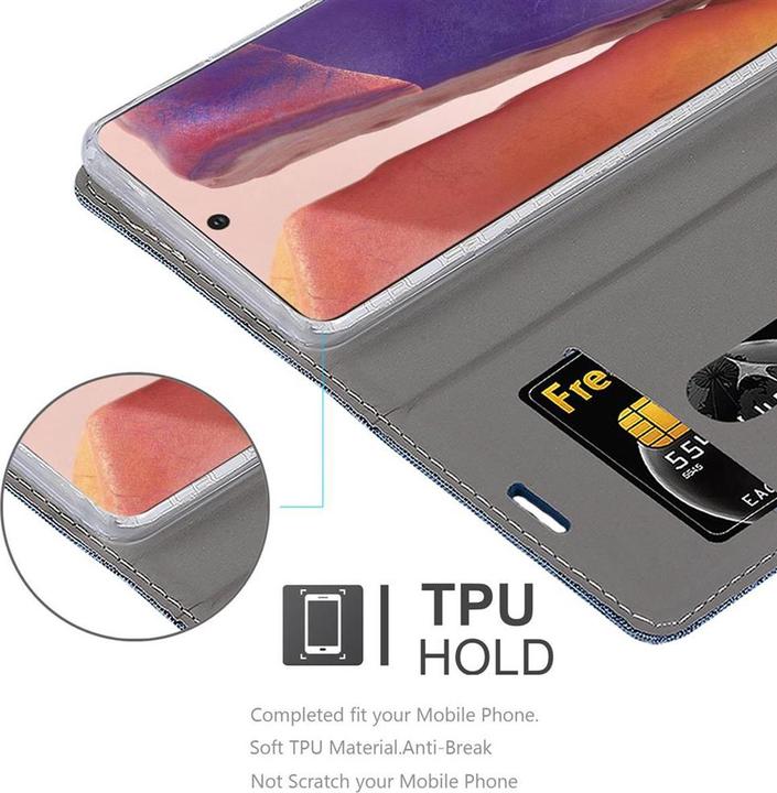 Produktbild Cadorabo Book Jeans Optik Cover (Samsung Galaxy Note 20)