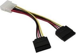 Synergy 21 Cavo alimentazione SATA 2x, interno, femmina (dritto), 0.15m (15 cm, PWM a 4 pin, SATA)