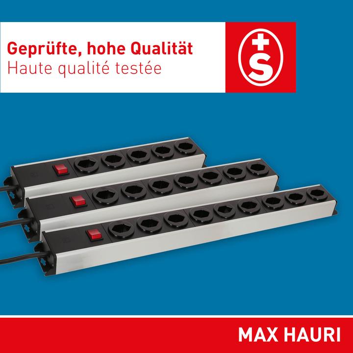 Actual product image Max Hauri POWER LINE mit Schalter (5x, Type 13, 3 m)