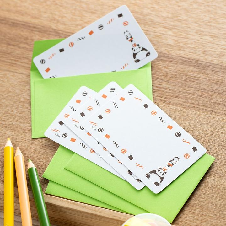 Produktbild Mini-Kartenset Panda und kleiner Panda (Zirkus) (1 Stk.)