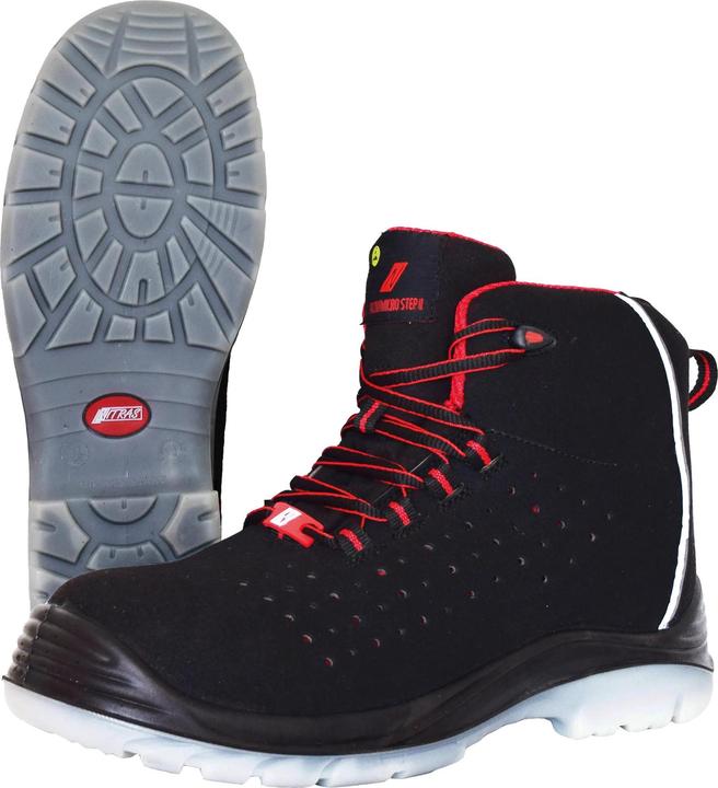 Produktbild Nitras MICRO STEP MID, S1P Sic tshose, lang, weiss/grau Gr.42 (S1P, 42)