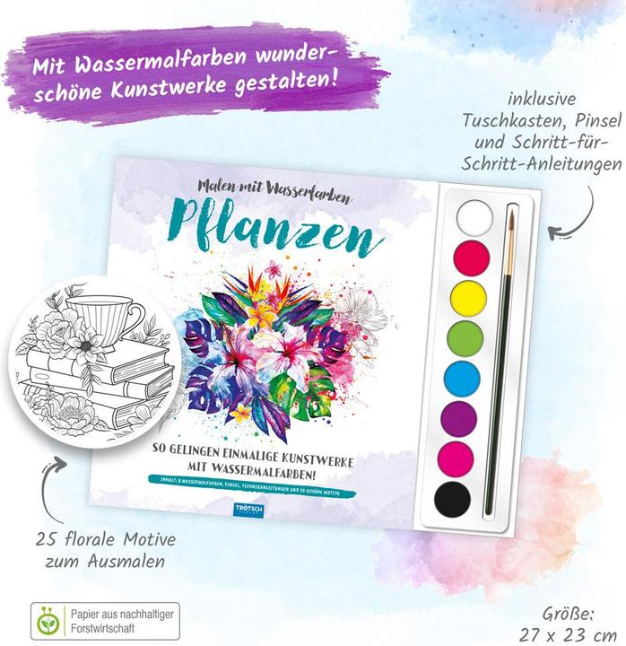 Image du produit Peinture à l'aquarelle Plantes