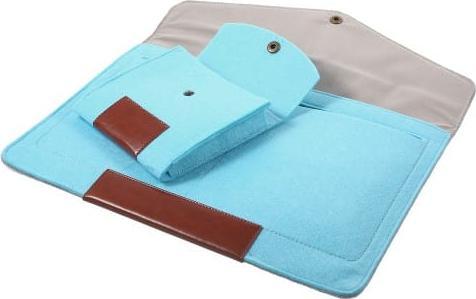 Image du produit Ueli Express Sacoche en feutre avec étui 13 pouces Turquoise (13")