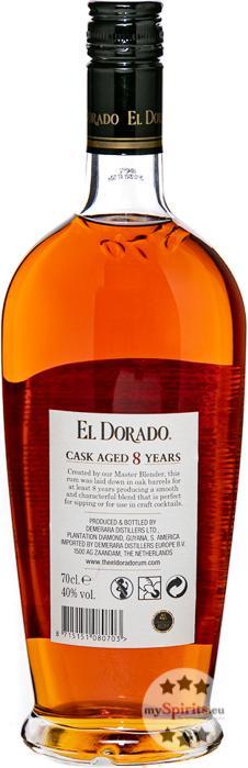 Immagine prodotto El Dorado 8 anni (1 x 70 cl)