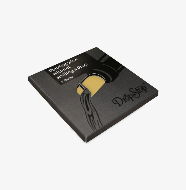 Actual product image Drop Stop Gold (Wine pourer)