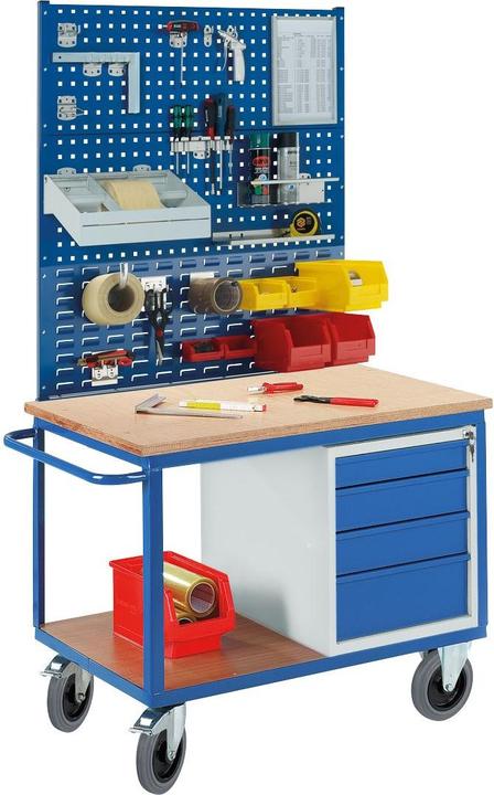 Immagine prodotto Rollcart Carrello per banco da lavoro professionale con 4 cassetti (115 cm, 70 cm)