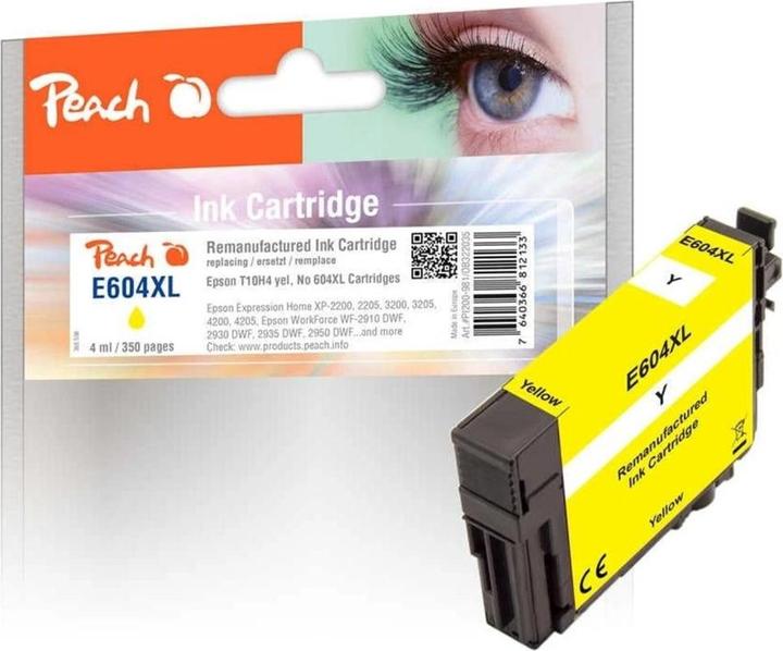 Produktbild Peach Epson Patrone T10H4, No 604XL yellow remanufactured (Y)