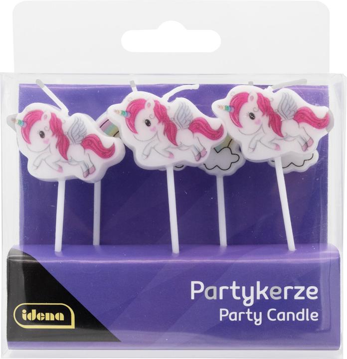 Immagine prodotto Idena Candele per feste unicorno/arcobaleno 5 pezzi (5 x)