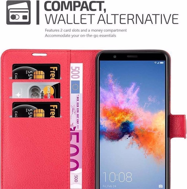 Produktbild Cadorabo Book mit Standfunktion Cover (Honor 7X)
