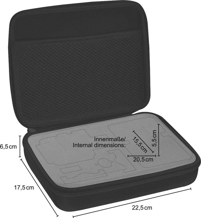 Actual product image mantona Hardcase bag for GoPro Action Cam size M (Xiaomi yi)