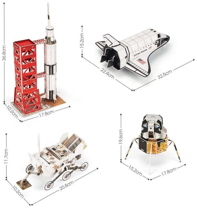 Produktbild Cubicfun 3d Puzzel NG Space Mission (80 Teile)
