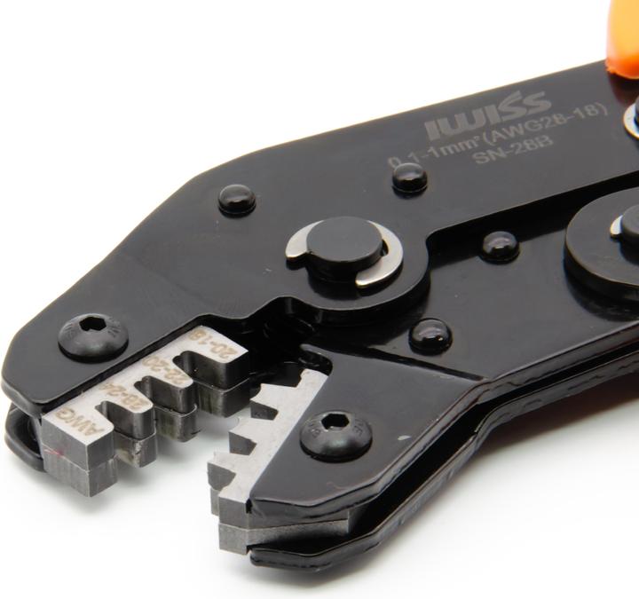 Produktbild Iwiss SN-28B Dupont Crimpzange 0.1-1mm2 (20 mm)