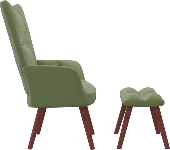 Actual product image vidaXL Relaxsessel mit Hocker