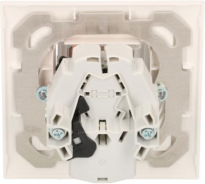 Produktbild Feller EdizioDue Kleinkombi Schema 3 blau beleuchtet / Typ 13 UP