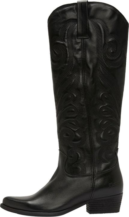 Actual product image Felmini The cowboy boot with heel from, is characterised by beautiful embroidery on the shaft (37)