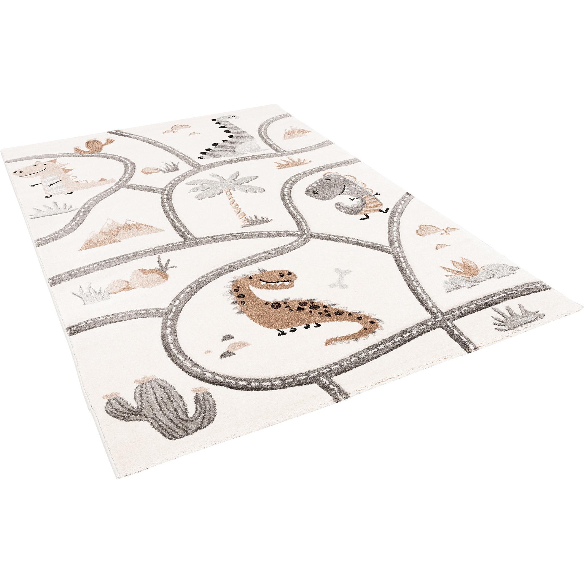 Thumbnail - Pergamon, Spielteppich + Spielmatte, Kinder Teppich Maui Kids Dino Strassenteppich (140 x 200 cm)