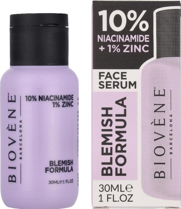 Immagine prodotto Biovène Biovene 10% Niacinamide 1% Zinco Blemish Formula Face Serum 30Ml (30 ml, Crema 24h)