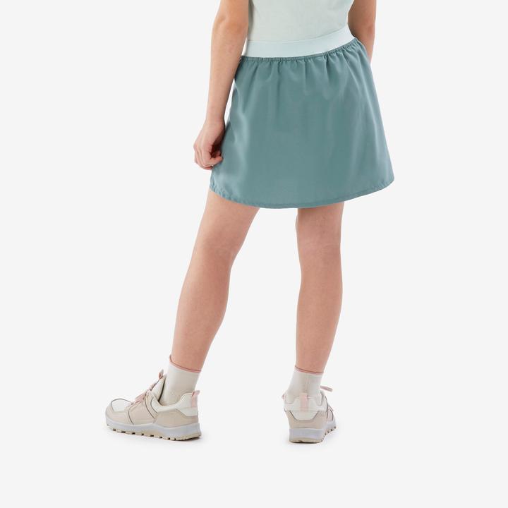 Actual product image Quechua Hosenrock Kinder Wandern - MH100 grün