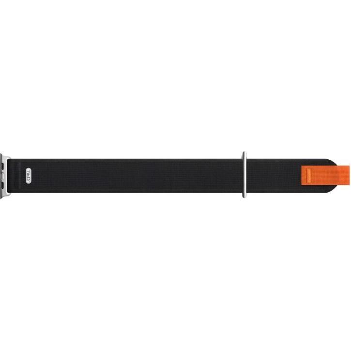 Thumbnail - JCPAL FlexLoop Band for Apple Watch 1st-9th gen, SE 1-2nd gen (38/40/41mm), S10 (42mm) - Black (Ultra-schneller Nylon, S...