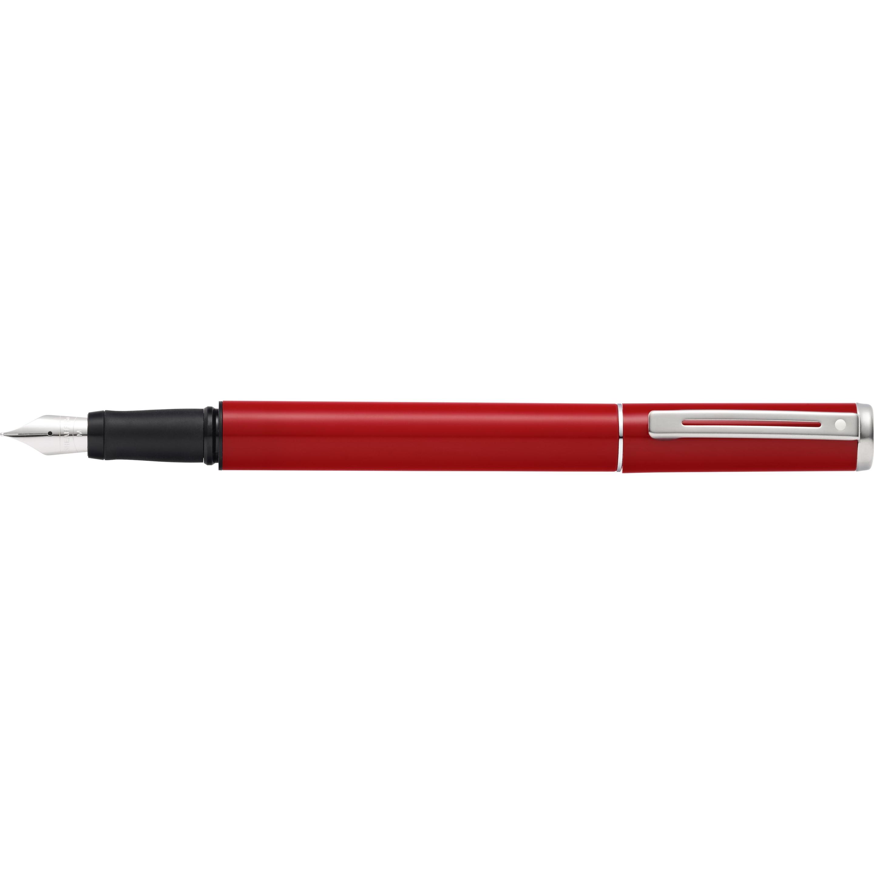 Sheaffer, Schreibstifte, Pop Füllhalter Rot Stahlfeder (Rot, 1 x)